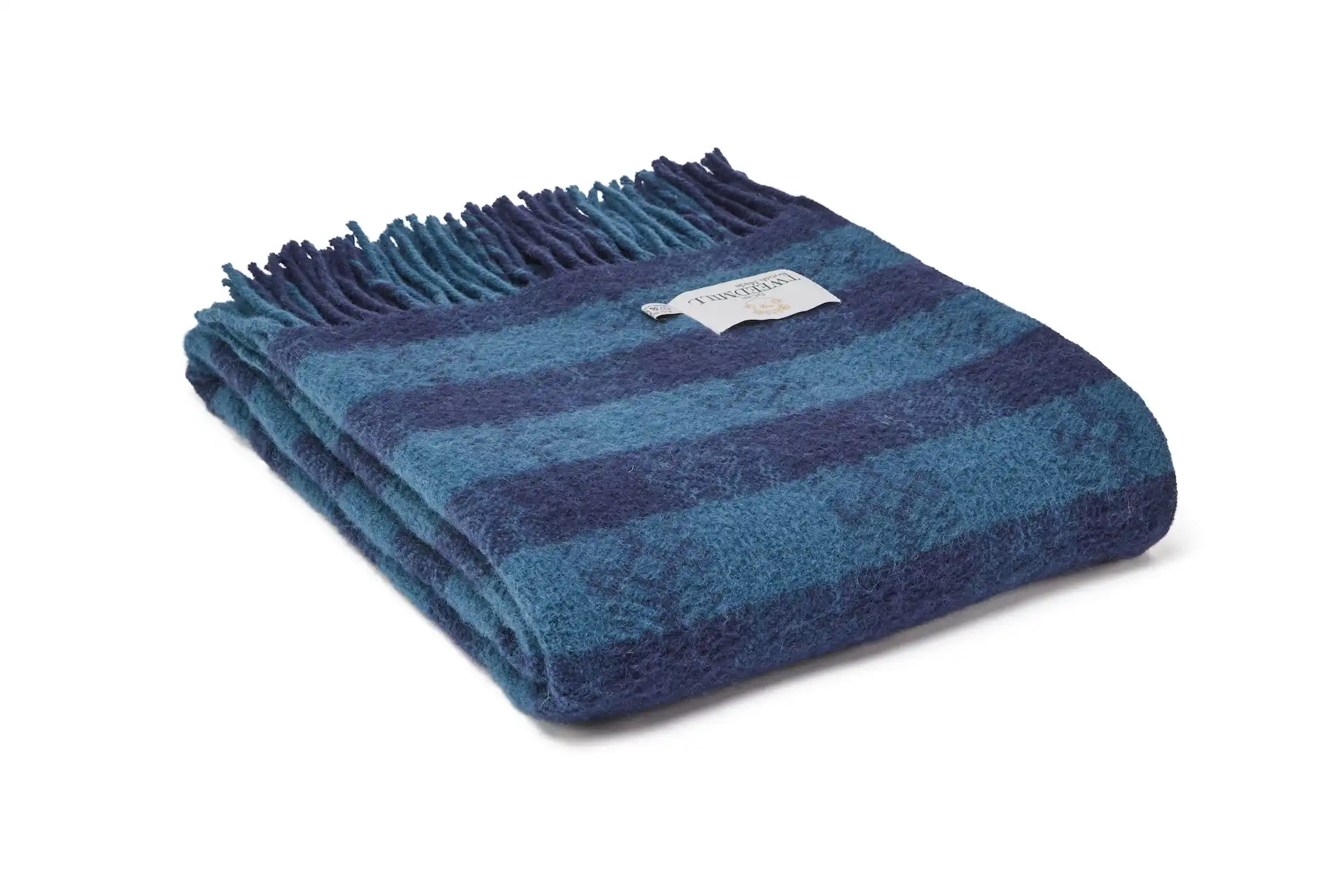 Deka z čisté vlny - Drapers Collection/Hutton Check Navy 