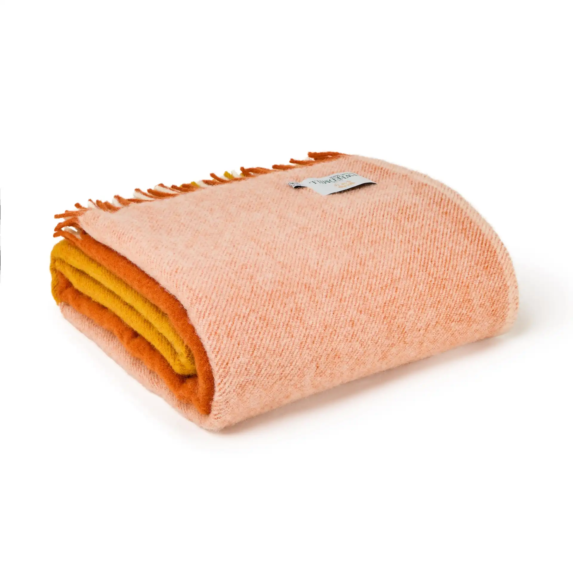 Deka z čisté vlny - Paddock Check/Cinnamon