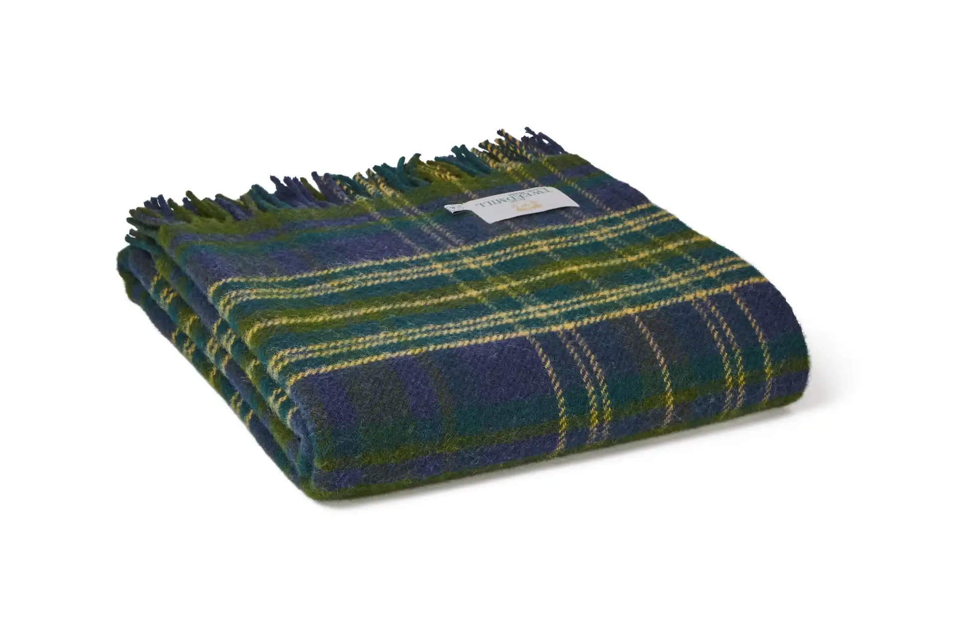 Deka z čisté vlny - Tartan/Forest Tartan