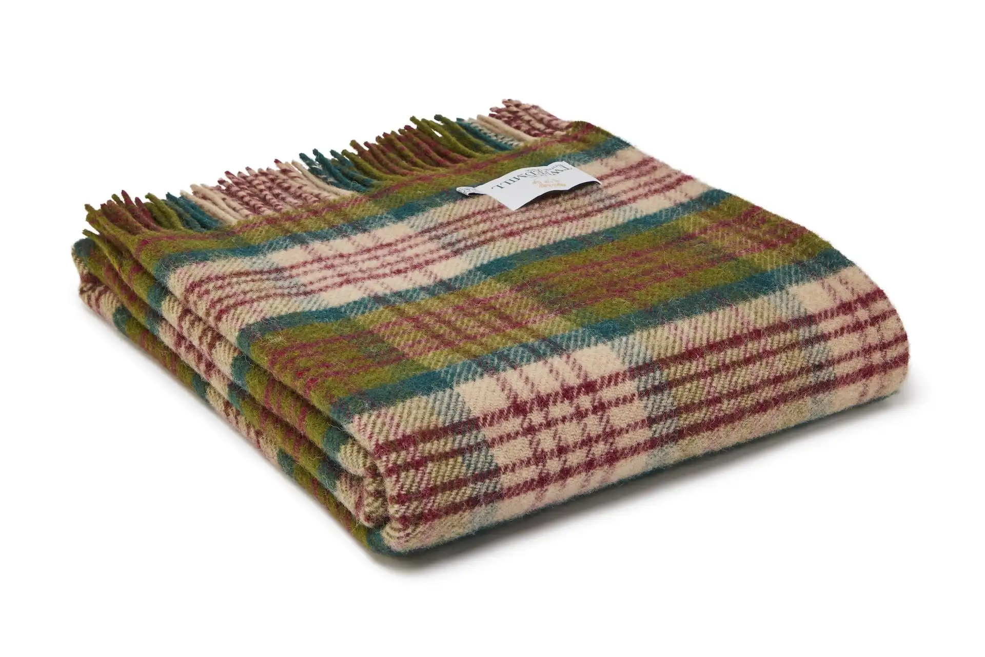 Deka z čisté vlny - Tartan/Thistleberry