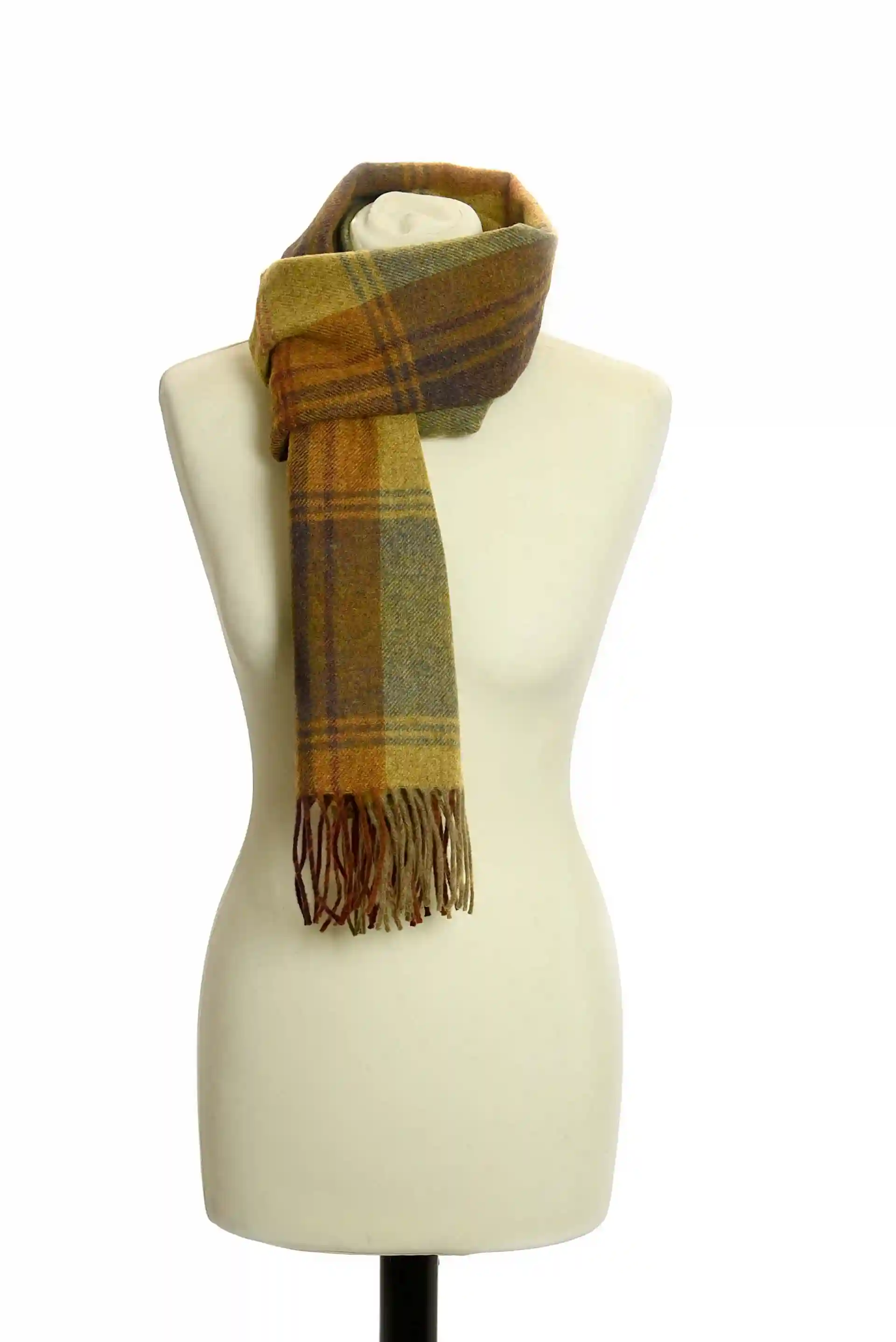 Vlněná šála - Lambswool Country Check/Jura