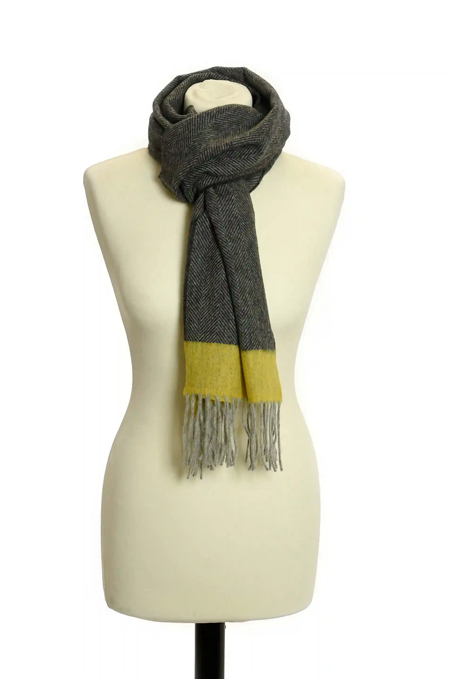 Vlněná šála - Lambswool/Herringbone Sunflower