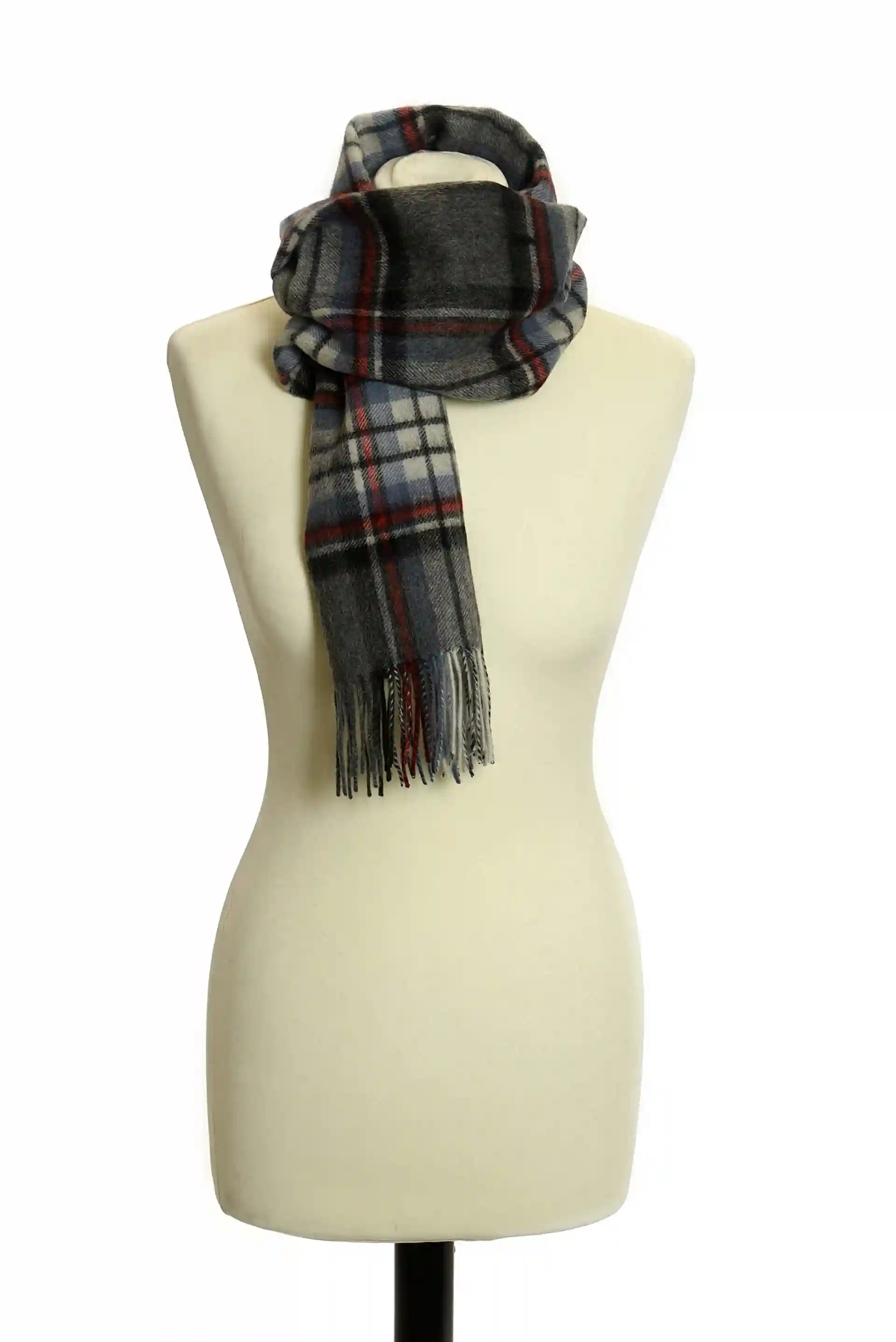 Vlněná šála - Lambswool/Grey Stewart