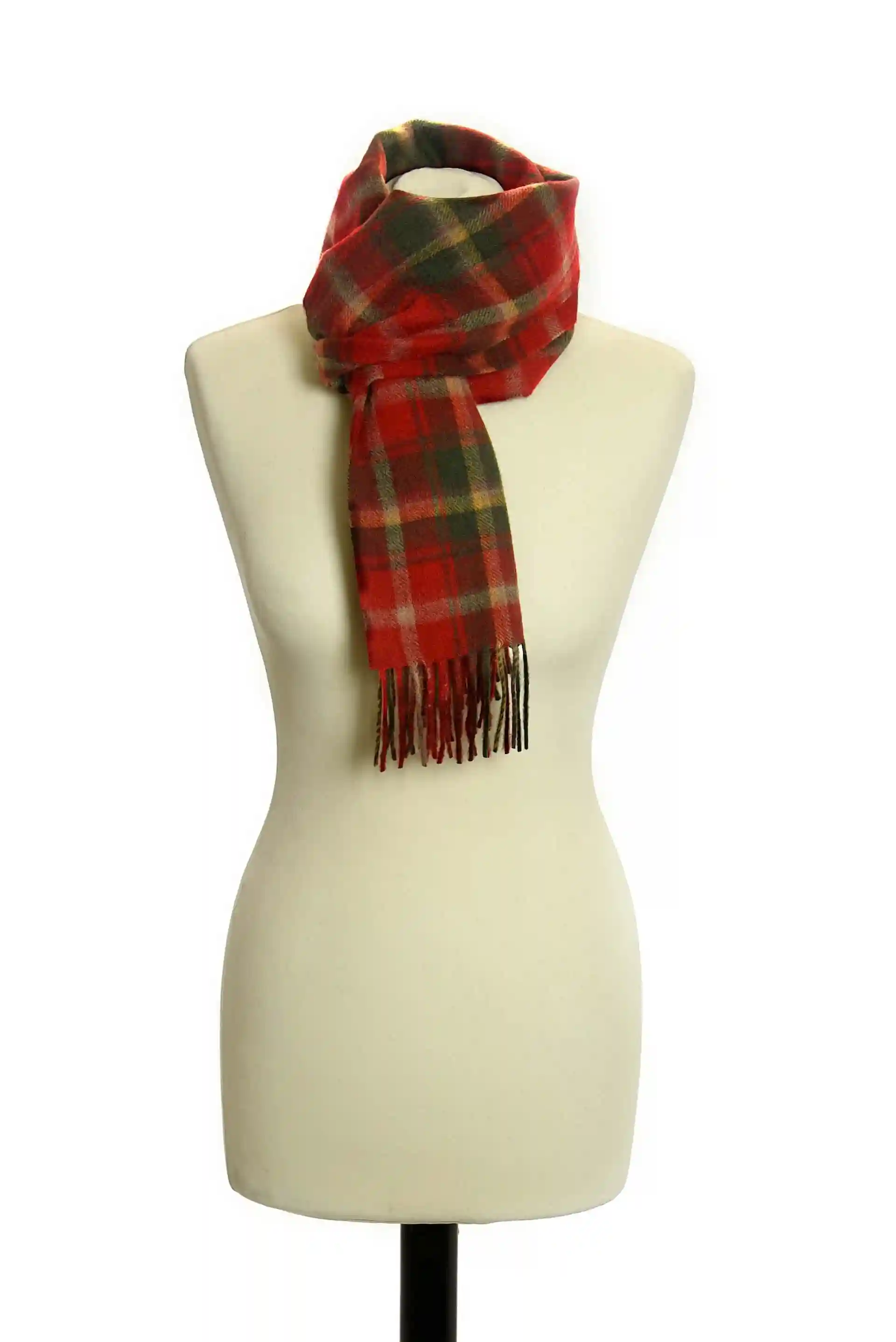 Vlněná šála - Lambswool/Dark Maple