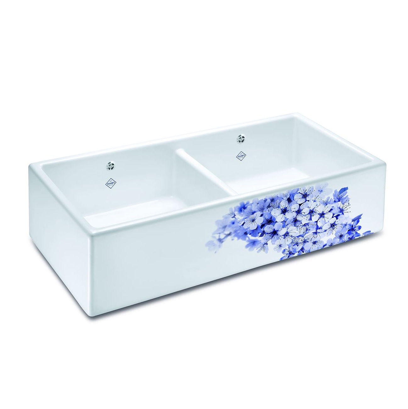 Shaker Double 900  (Blossom in Blue & Gold)