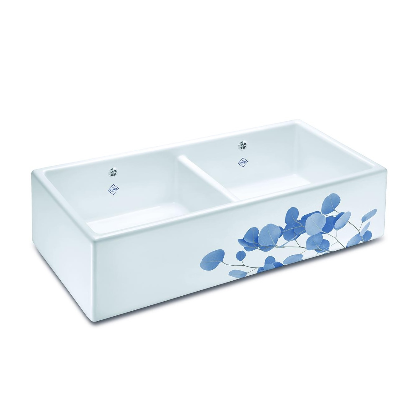 Shaker Double 900 (Eucalyptus in Blue & Gold)